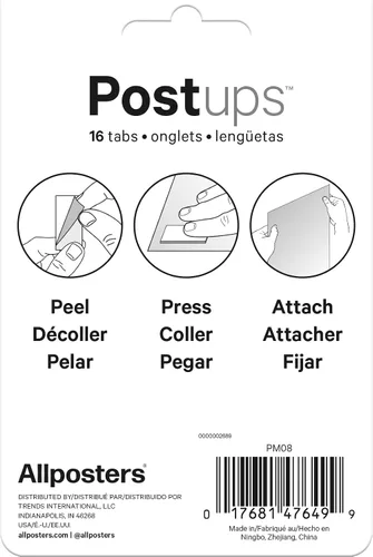 Vista 2 de Trends International PostUps - Soportes para póster (paquete de 16)