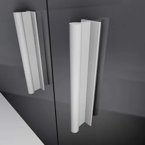 Vista 7 de HRX - Manija de puerta autoadhesiva para puerta, fácil de instalar, sin tornillos, despegar y pegar en vidrio, madera, metal, plástico, perilla