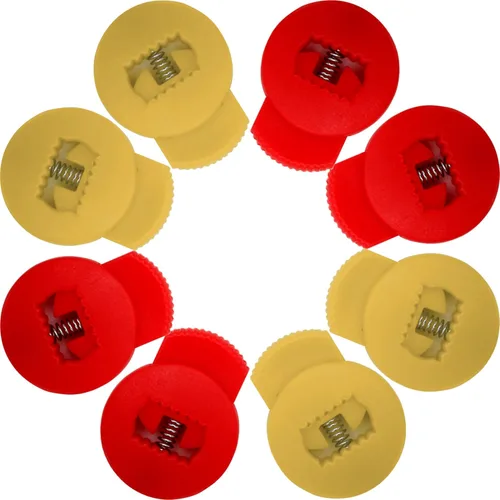 Vista 8 de AliBall Glove Locks - Juego de 8 cerraduras de encaje para guantes, nunca más necesitarás nudos, se adapta a todos los guantes de béisbol y sóftbol