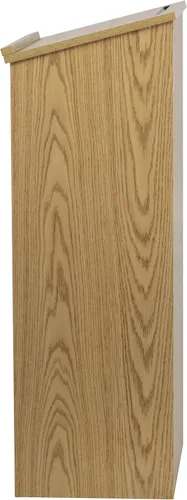 Vista 5 de Flash Furniture Atril de pie Mysta en roble