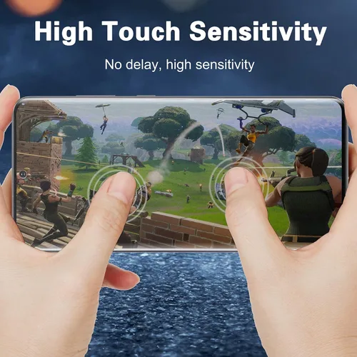 Vista 6 de Paquete de 2 protectores de pantalla de privacidad para Galaxy S20 Plus, película adhesiva completa mate de TPU suave y flexible