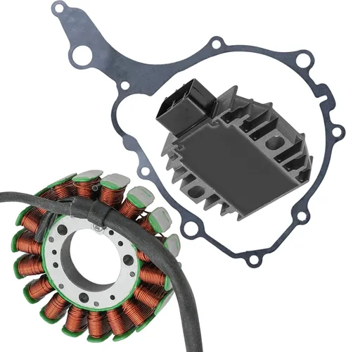 Vista 7 de Caltric Junta rectificadora de regulador de estator compatible con Yamaha Raptor 250 Yfm250R Yfm 250R 2008-2013