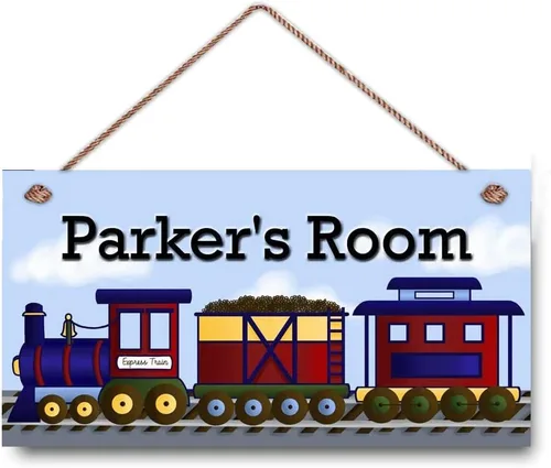 Vista 11 de Letrero de puerta de perezoso floral con nombre personalizado, flores, dormitorio, cuarto de bebé, placa de madera colgante, decoración de pared