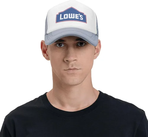 Vista 7 de Gorra de béisbol unisex Lowe'S-Logo-Blue_Hats Gorra de béisbol ajustable moda al aire libre de malla Sombrero Sandwich Cap