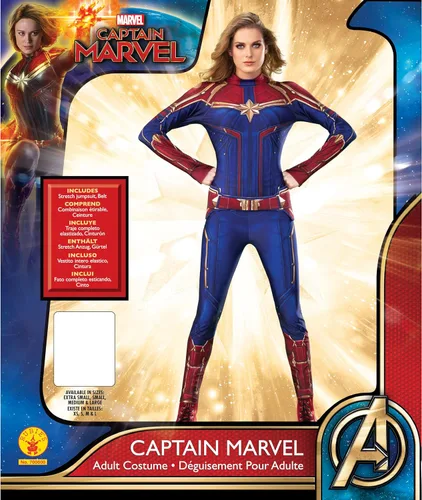 Vista 6 de Rubie's Capitán Marvel Hero - traje para mujer