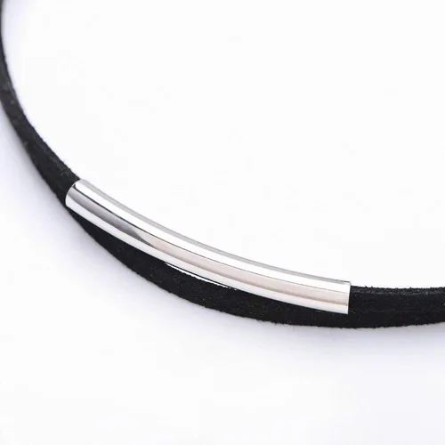 Vista 7 de Fesciory Collares negros para mujer, collar de encaje de terciopelo ajustable en capas, regalo de joyería gótica.