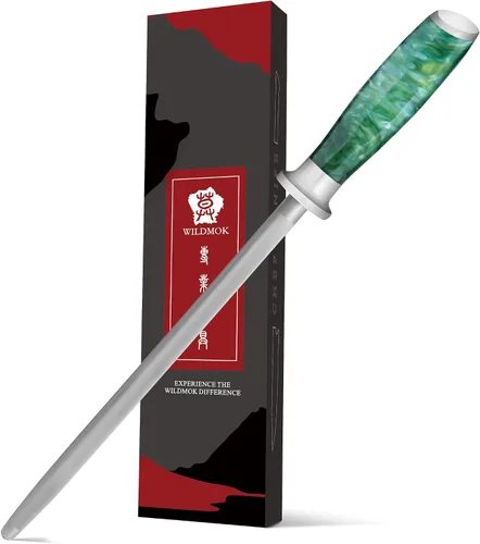 Vista 10 de WILDMOK Afilar la dureza estupenda que afila Rod de acero, sacapuntas de cuchillo de 9 pulgadas