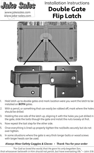 Vista 9 de Cerradura de puerta de centinela de doble puerta. Candado para mayor seguridad con recubrimiento en polvo negro y tiene herrajes. Estuche cantidad 6