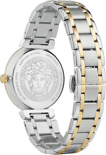Vista 2 de Versace Reloj Daphnis para mujer blanco 1.378 in V16060017, Oro, Dafnis