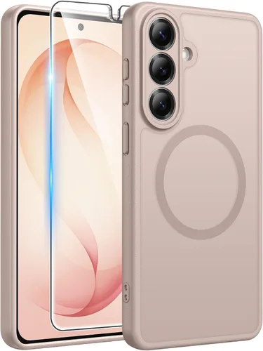 Vista 60 de FNTCASE - Funda para iPhone 16 Pro: magnética, mate, translúcida, de grado militar, protectora contra caídas, resistente, fina, duradera y a prueba