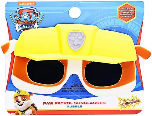 Vista 2 de Sun-Staches Paw Patrol - Lentes de sol para niños, Chase, Skye, Rubble, Zuma o Rocky accesorio para disfraz, talla única para la mayoría de los niños