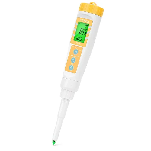 Vista 8 de Medidor de pH digital para alimentos YINMIK Medidor de pH para fermentación de alimentos con kit de solución de calibración Tiras de prueba de pH