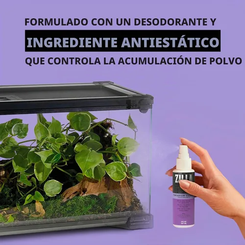 Vista 3 de Zilla Limpiador de terrario 8 onzas líquidas