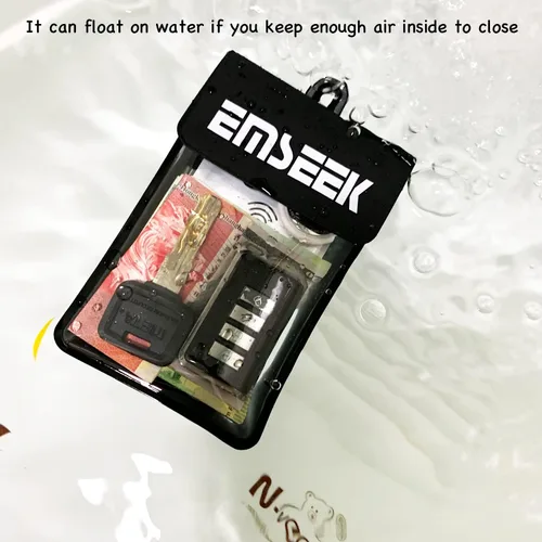 Vista 7 de Cartera impermeable impermeable para llave de coche titular de la bolsa de surf seco caso para llaves tarjetas de efectivo ID licencia de conducir