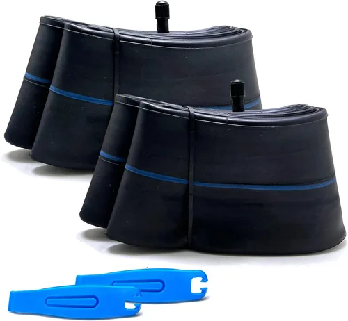Vista 2 de BWSHLF Fat Tire Tube, 20 x 4.0 Schrader Valve 35/48 MM Fat Tire Inner Tube, High Air Tightness, Anti-Puncture, with 2 Tire Levers Included-2 Pack