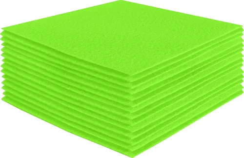 Vista 32 de FabricLA Hojas de fieltro acrílico para manualidades, cuadrados de fieltro precortados suaves de 4 x 4 pulgadas (3.9 in x 3.9 in), utiliza hojas