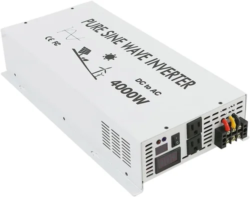 Vista 9 de WZRELB Inversor de corriente solar pura de onda sinusoidal 500w 24v DC a 120v AC 60hz