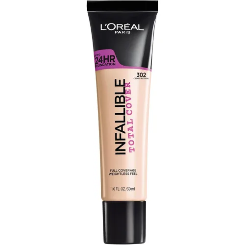 Vista 12 de L'Oreal Paris cosméticos base infalible de cubierta total, Beige Caramelo 309 Beige Caramelo