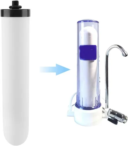 Vista 5 de Filtro de agua para la parte, Filtro de agua de cerámica, Filtro de agua de cerámica para parte, Reduce los metales pesados, Mal gusto para encimera