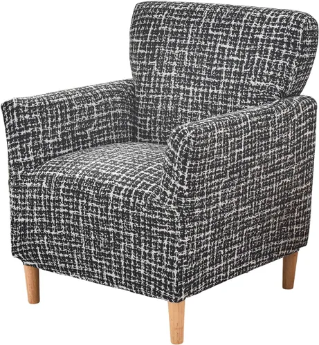 Vista 72 de Fundas de jacquard para sillón de banquete, fundas suaves para sillón de 1 pieza, fundas elásticas para silla de sala de estar, antideslizantes
