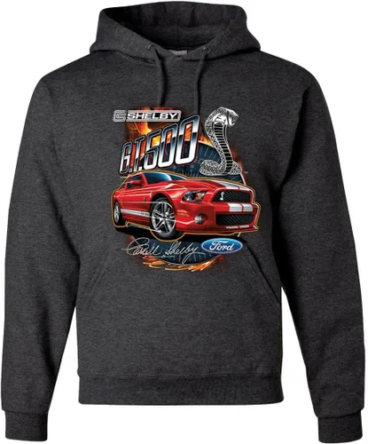 Vista 19 de Wild Bobby Shelby GT500 Cobra - Sudadera con capucha con diseño oficial de Ford Motors Cars and Trucks