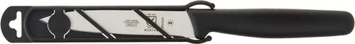 Vista 3 de Mercer Culinary Cuchillo de barra, negro, borde liso de 4 pulgadas, punta puntiaguda