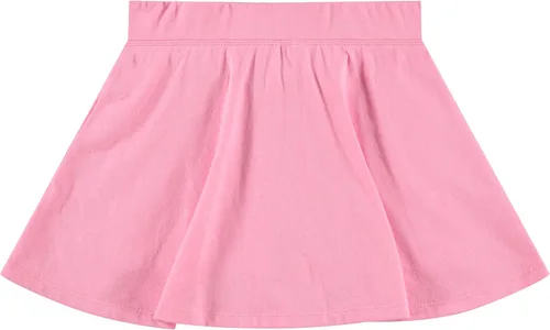 Vista 4 de BTween Paquete de 3 faldas pantalón corto para niñas, faldas de scooter para niños, falda en capas con estampados florales, sólidos, teñido anudado