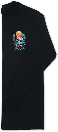 Vista 4 de Riot Society Camiseta de manga larga para hombre con estampado gráfico y bordado