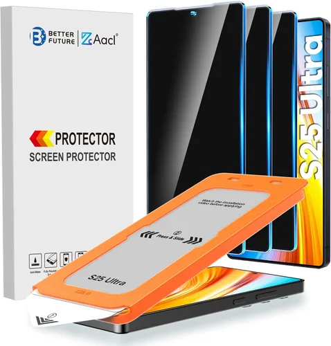 Vista 10 de Protector de pantalla para Galaxy S22 Plus con protector de lente de cámara para Samsung Galaxy S22 Plus 5G, 6.5 pulgadas híbrido flim [7H]