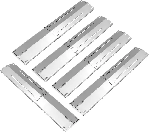Vista 9 de Protector universal para placa de calor ajustable y resistente, tienda de campaña de calor de acero inoxidable, cubierta de quemador, barra