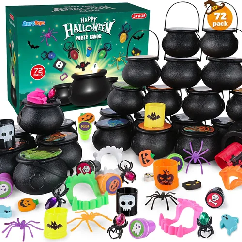 Vista 8 de Recuerdos de fiesta de Halloween para niños, paquete de 24 juguetes
