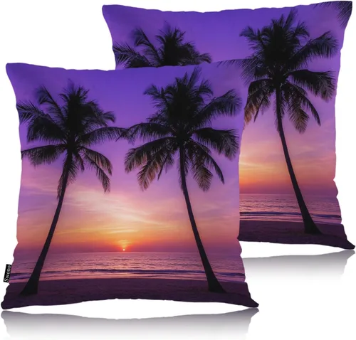 Vista 23 de Swono Juego de 2 fundas de almohada decorativas para el hogar de 18 x 18 pulgadas, diseño abstracto de color negro y amarillo, para sala de estar