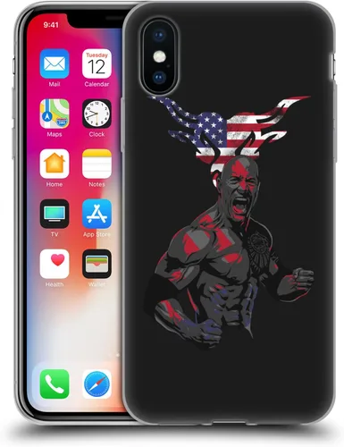 Vista 141 de Oficial de WWE la roca suave funda de Gel para Apple Iphone 7 Plus/iPhone 8 plus