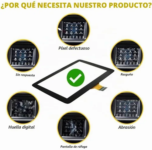 Vista 8 de Digitizador de pantalla táctil de 7 pulgadas de vidrio para pantalla táctil de auto para Mazda 3 2014 2015 2016 Scion iA 2016 Mazda CX-3 2016 2017