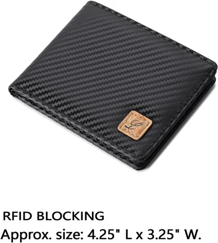 Vista 3 de Lanyani Carteras RFID Bifold Simple