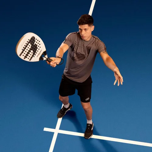 Vista 5 de BULLPADEL Pala de pádel Vertex 05 2026 Juan Tello Pala Padel para equilibrio y control multiusos Potencia de aire, cara Xtend-Carbon 12K