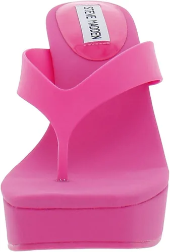 Vista 3 de Steve Madden Sandalia de cuña refinada para mujer, 8
