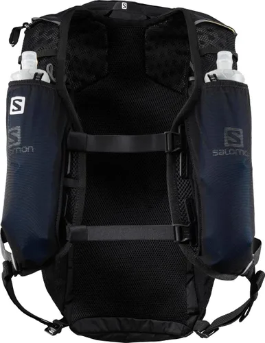Vista 8 de Salomon Unisex Agile 12 Set, Hydration & Storage Vest with 500ml Flasks Included Negro