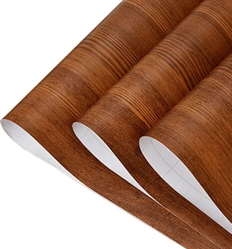 Vista 21 de ECYC Papel tapiz de grano de madera de 15.75 x 39.37 pulgadas, autoadhesivo, papel de contacto de madera, impermeable, extraíble, para cajón de 08