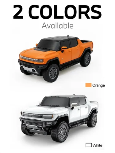 Vista 3 de RASTAR 93100 1/26 RC Truck Hummer EV with 2.4G Remote, Orange