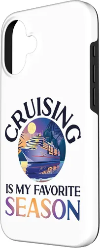 Vista 2 de iPhone 16 Cruise Ship Vacation Girl Cruising Is My Favorite Season Case
