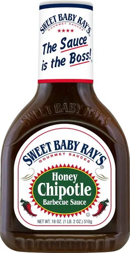 Vista 2 de Sweet Baby Ray's Salsa de barbacoa, chipotle de miel (18 onzas (paquete de 4))