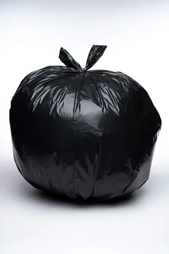 Vista 4 de Aluf Plastics Bolsas de basura negras resistentes de 33 galones de 1.7 milésimas de pulgada de pulgada de grosor con cierre de solapa E-Z de 33 x 39