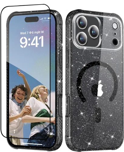Vista 41 de MIODIK Compatible con Funda para iPhone Air, [Compatible con Magsafe] con Protector de Pantalla y Protección de Cámara Mejorada, Funda Protectora