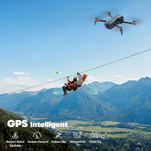Vista 7 de Bwine Drones F7MINI 4K (RC3) con cámara para adultos, foto 8K video 4K, RC con pantalla de 1080P, transmisión de 20000 pies, vuelo de 64 minutos