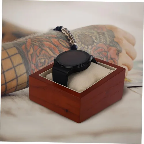 Vista 6 de Watch Display Box Bracelet Wood Tray Ring Bracelet Vintage Watches for Men Propose Bracelet for Men Wooden Trays Mens Jewelry Tray Wooden Watch
