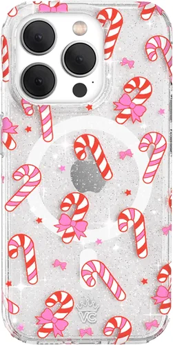 Vista 20 de VELVET CAVIAR Funda compatible con MagSafe para iPhone 15, probada en caídas de 10 pies, estampado de leopardo y amatista morada
