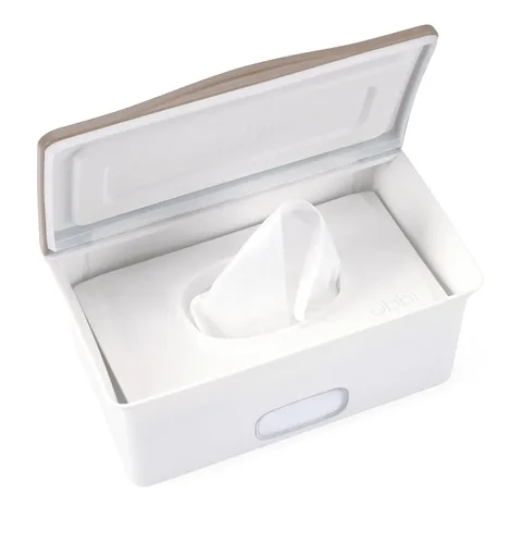 Vista 13 de Dispensador de toallitas para bebé Ubbi, estuche de toallitas para bebé, porta toallitas para bebé con placa ponderada, mantiene las toallitas