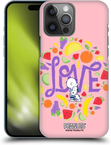 Vista 64 de Head Case Designs Funda rígida con licencia oficial de Peanuts Charlie y Snoopy Naturally Sweet compatible con Apple iPhone 7/8/SE 2020 y 2022