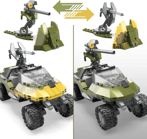 Vista 2 de Mega Halo Equipo Rojo Jabalí de Rescate 324 Piezas